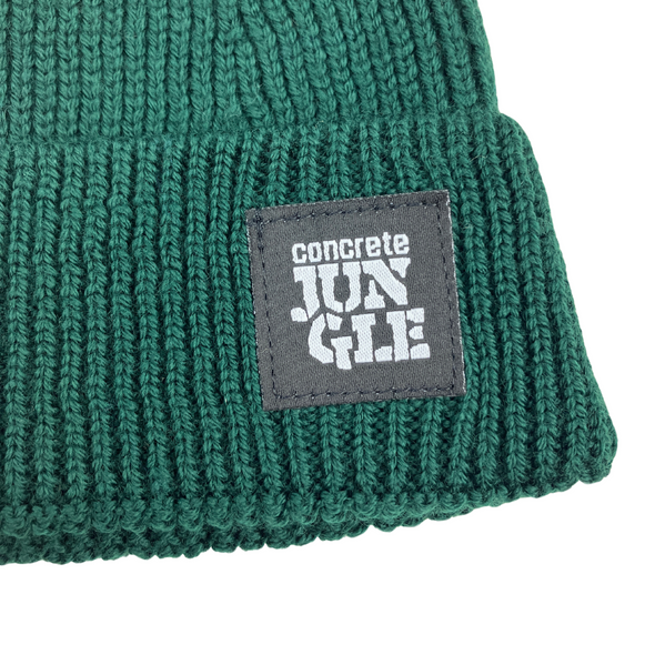 MERINO WOOL BEANIE FOREST GREEN