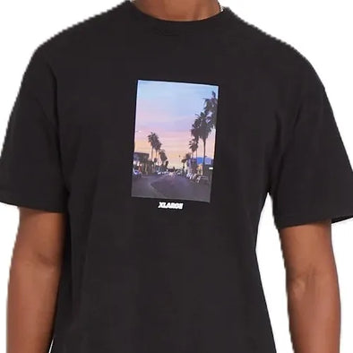 SUNSET TEE - PIGMANT BLACK - Concrete Jungle Store