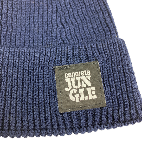 MERINO WOOL BEANIE NAVY