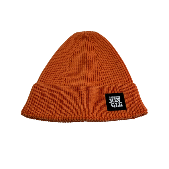 MERINO WOOL BEANIE ORANGE