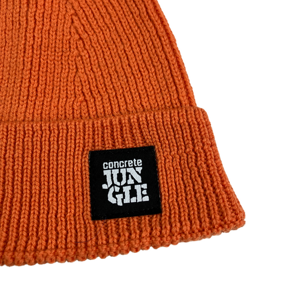 MERINO WOOL BEANIE ORANGE