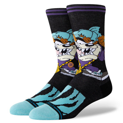 LOONEY TUNES CREW SOCKS - TAZ