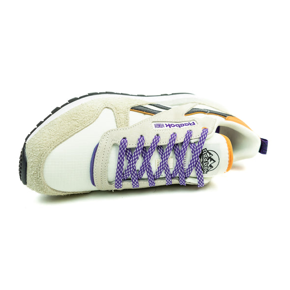 CLASSIC LEATHER WOMENS - CHALK | ALABASTER | DYNAMIC PURPLE - Concrete Jungle Sneakers Brunswick Melbourne