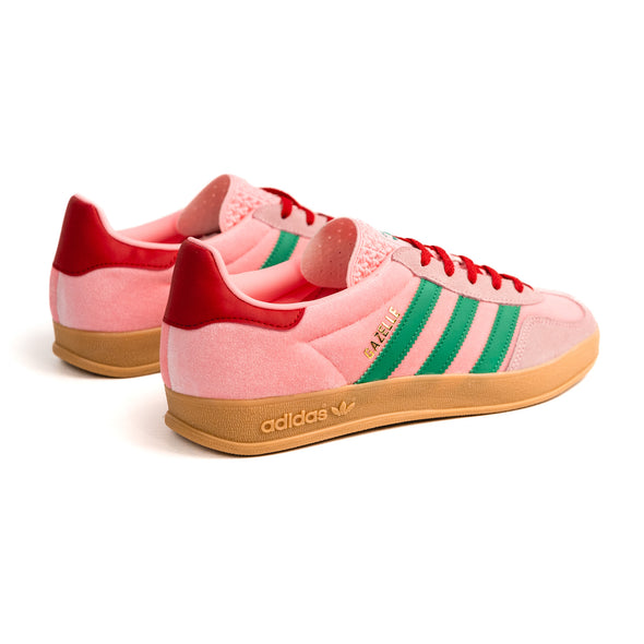 GAZELLE INDOOR WOMENS - COURT GREEN | GLOW PINK