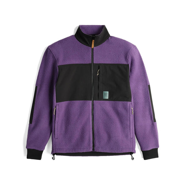 SUMMIT RISE FULL ZIP FLEECE - LOGANBERRY | BLACK