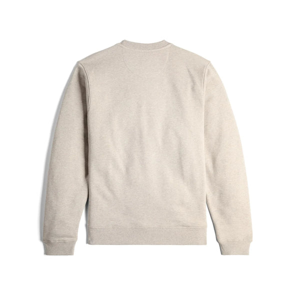 LABEL SWEATSHIRT - OATMEAL HEATHER