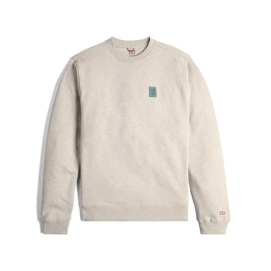 LABEL SWEATSHIRT - OATMEAL HEATHER