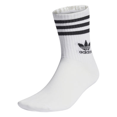 CREW SOCK 3-STRIPE 3-PACK - WHITE