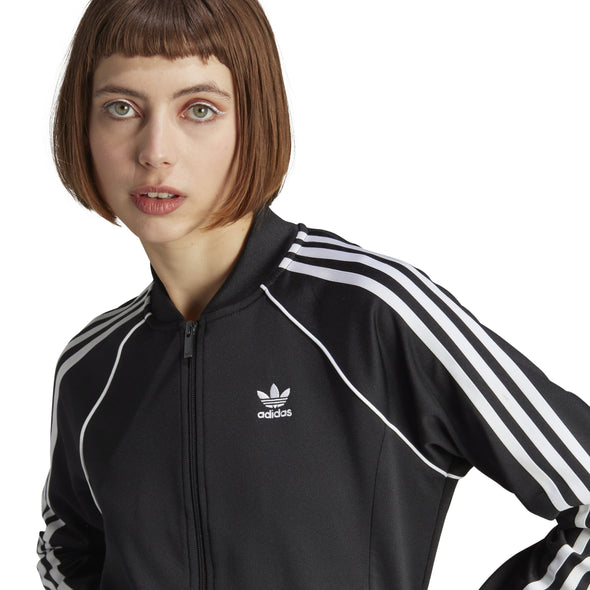 SUPERSTAR TRACK TOP WOMENS - BLACK