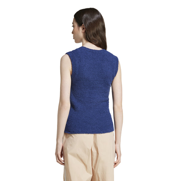 KNIT VEST - DARK BLUE