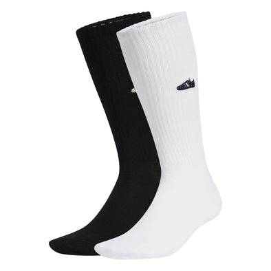 SAMBA CREW SOCK 2-PACK - WHITE | BLACK