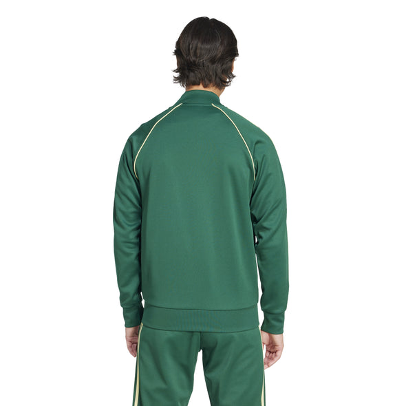 SUPERSTAR TRACK TOP - COLLEGIETE GREEN | POWDER YELLOW