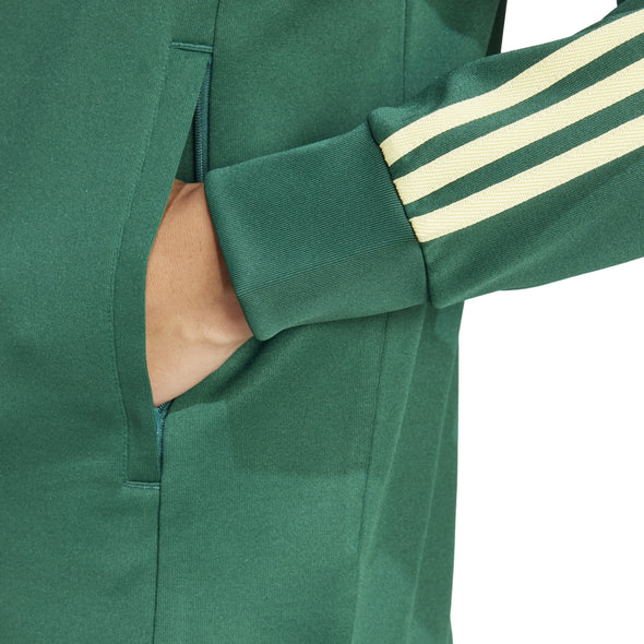 SUPERSTAR TRACK TOP - COLLEGIETE GREEN | POWDER YELLOW