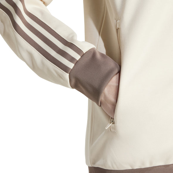 CLASSIC TRACK TOP - WONDER WHITE | TRACE BROWN