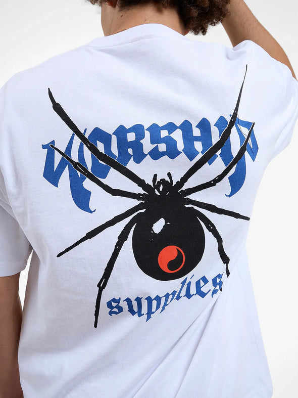 ARACHNID POCKET TEE - WHITE