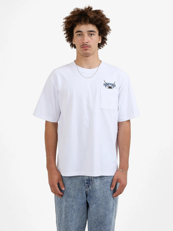 ARACHNID POCKET TEE - WHITE