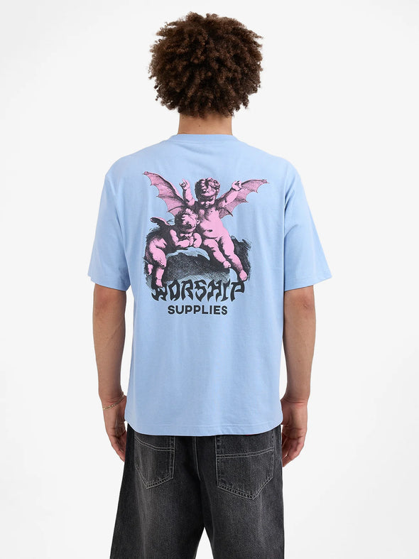 HORNS TEE - CERULEAN