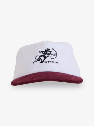 CHERUB CORD HAT - CREAM | WINE