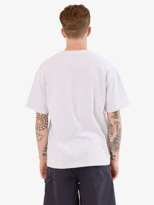 Smoko Tee - Snow Marle