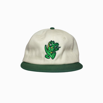 Croc Cap - Off White | Rich Green