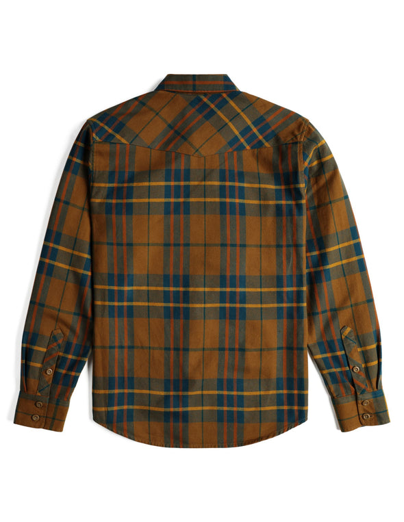 MOUNTAIN SHIRT LONG SLEEVE - DARK KHAKI | MULTI PLAID