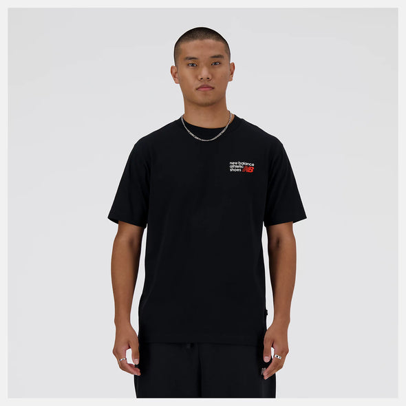 ATHLETICS LOGO TEE - BLACK