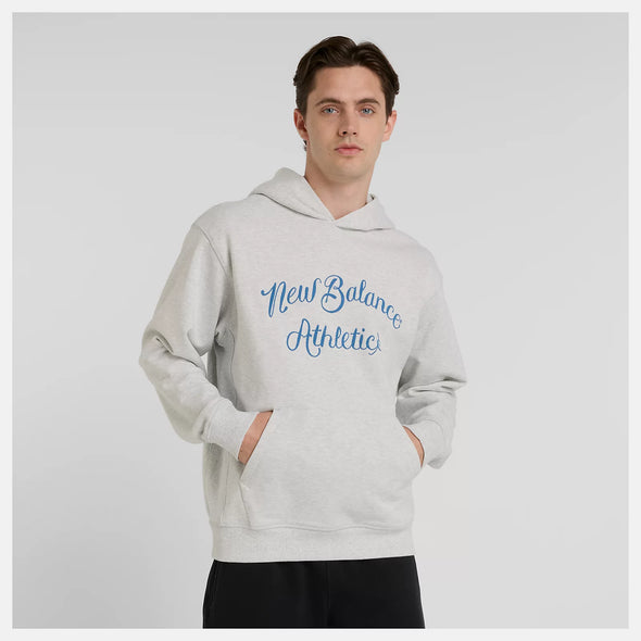 ATHLETICS LEAGUE HOODIE - ASH HEATHER