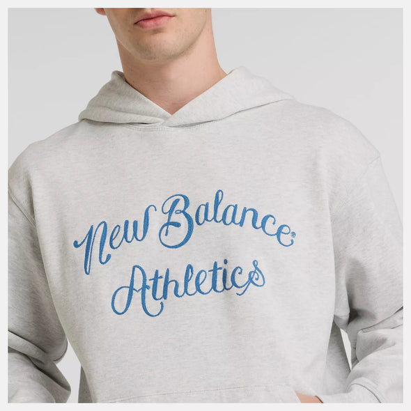 ATHLETICS LEAGUE HOODIE - ASH HEATHER