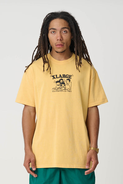 FAMILY VALUES TEE - PIGMENT HONEY
