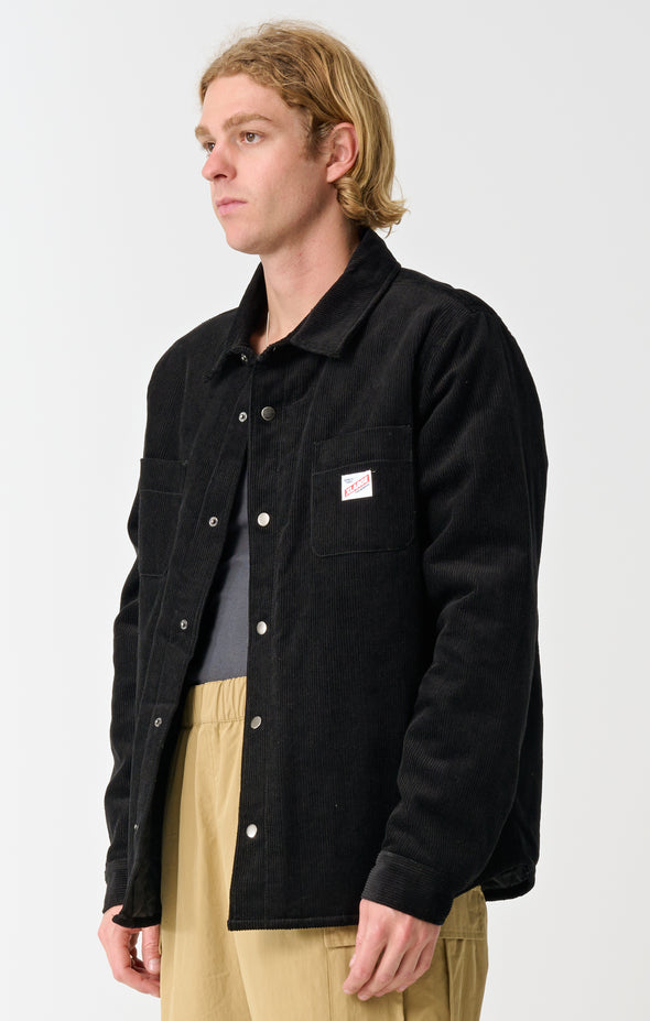 CORD QUILTED OVERSHIRT