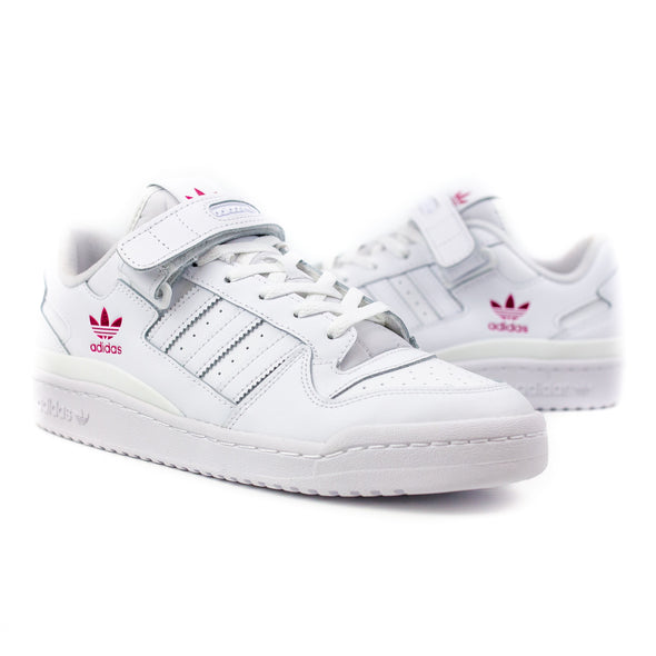 FORUM LOW WOMENS WHITE | PINK